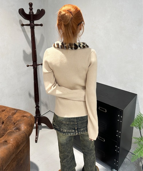 「sedacle girl」 長袖ニット SMALL アイボリー レディース_画像2