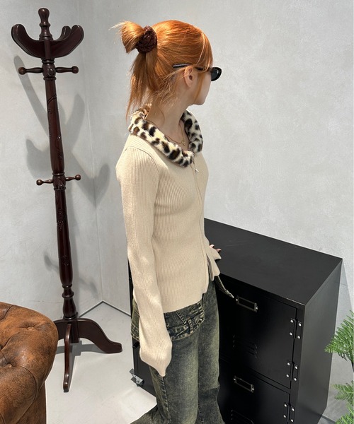 「sedacle girl」 長袖ニット SMALL アイボリー レディース_画像3