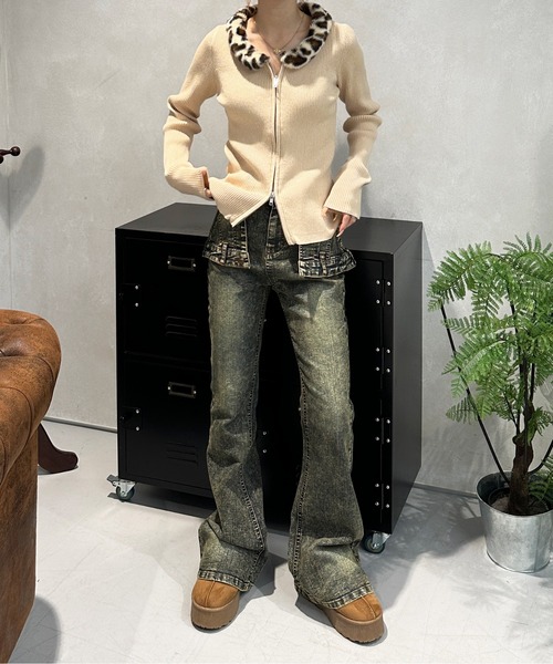 「sedacle girl」 長袖ニット SMALL アイボリー レディース_画像5