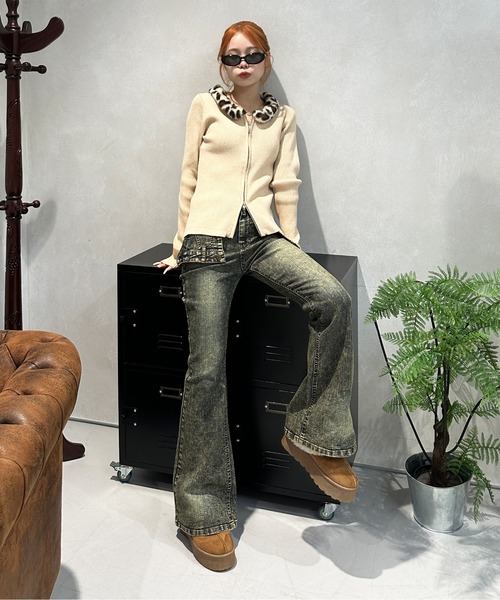 「sedacle girl」 長袖ニット SMALL アイボリー レディース_画像8