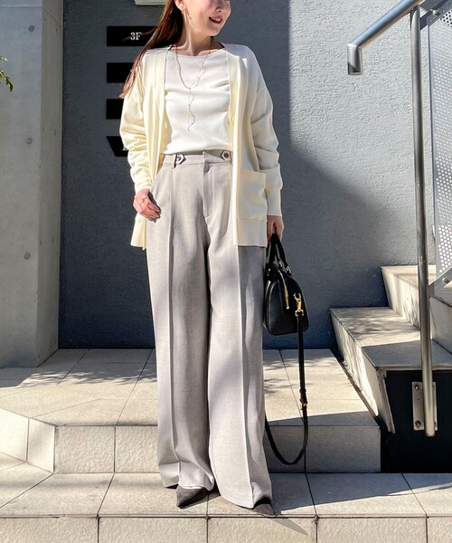 美品☆ノーリーズ　タックパンツセットアップ NOLLEY'S（ノーリーズ） パンツ 「セットアップ対応」ウォッシャブル