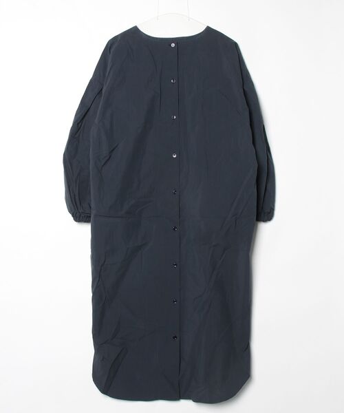 BEARDSLEY ギャザーチュニック　ネイビー　ビアズリー　長袖　洗える　紺色 タグ付未使用品BEARDSLEY ビアズリーギャザーチュニックネイビー