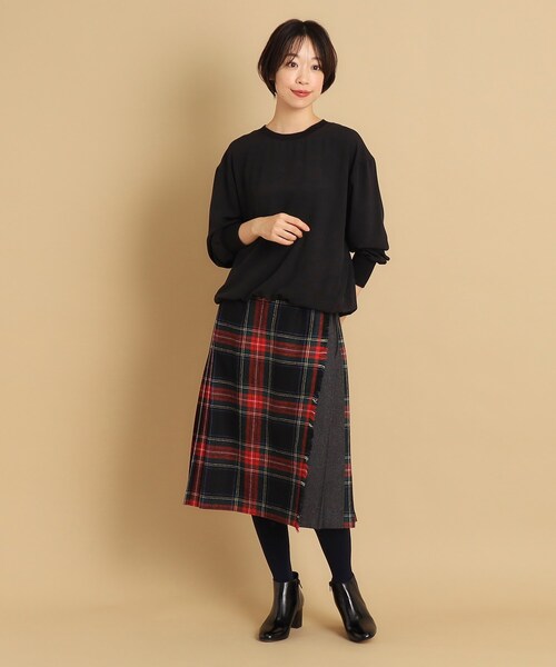 「Dessin」 長袖ブラウス 01 ブラウン系その他 レディース_画像3