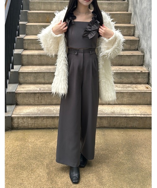 「mellowneon」 セットアップ SMALL ブラウン レディース_画像3