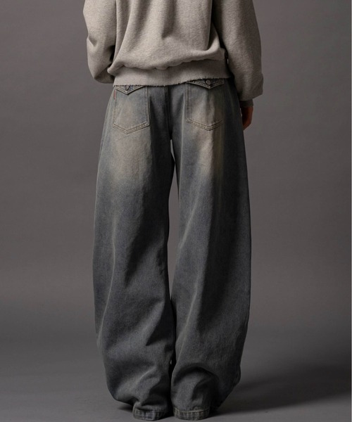CIVVY. ジーンズ Double Pocket Wide denim Pants - ダブルポケット