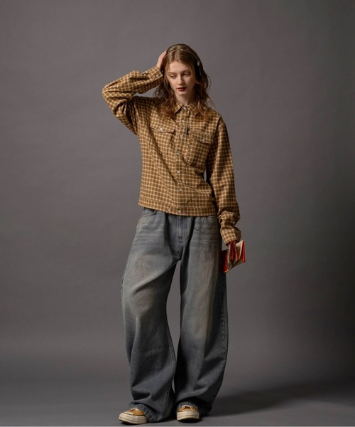 CIVVY. ジーンズ Double Pocket Wide denim Pants - ダブルポケット