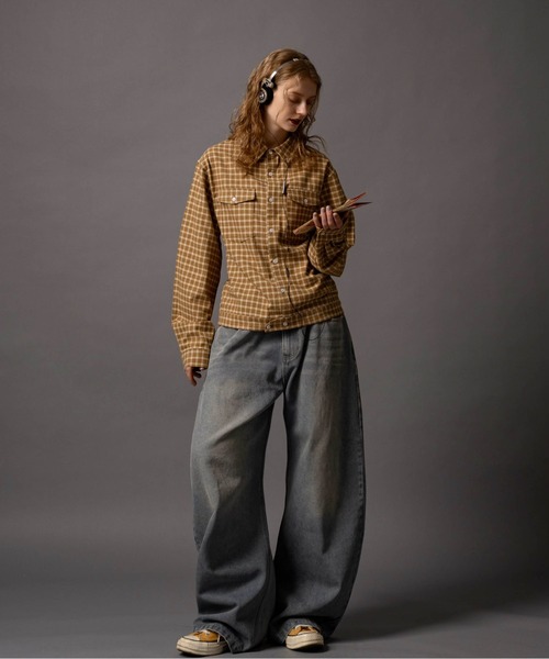 CIVVY. ジーンズ Double Pocket Wide denim Pants - ダブルポケット