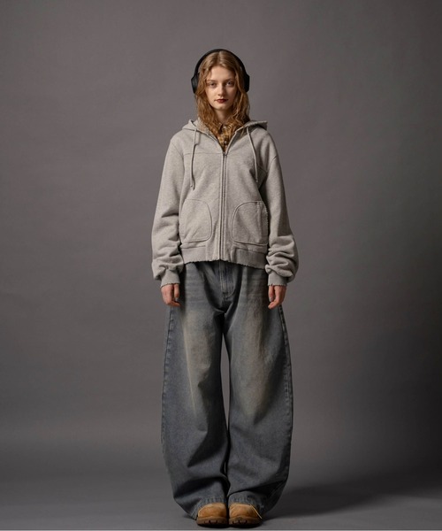 CIVVY. ジーンズ Double Pocket Wide denim Pants - ダブルポケット