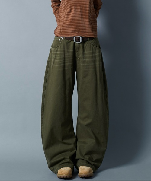 CIVVY. ワイドパンツ ジーンズ Double Pocket Wide denim Pants