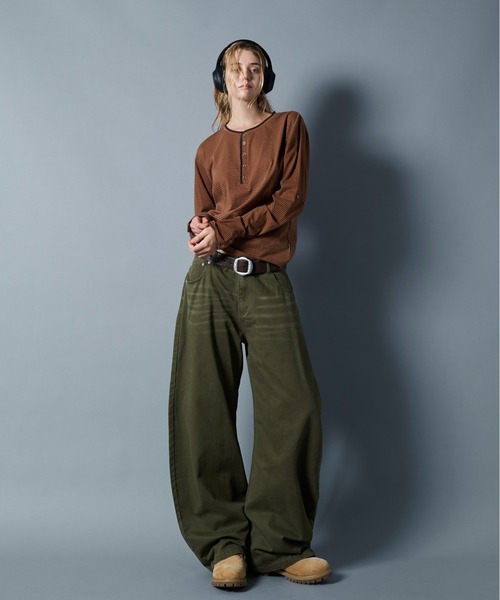 CIVVY. ワイドパンツ ジーンズ Double Pocket Wide denim Pants