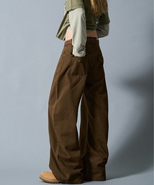 CIVVY. ワイドパンツ ジーンズ Double Pocket Wide denim Pants CIVVY. ワイドパンツ ジーンズ Double Pocket Wide denim Pants