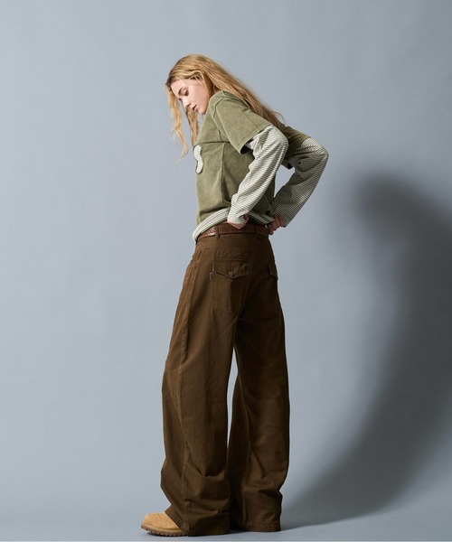 CIVVY. ワイドパンツ ジーンズ Double Pocket Wide denim Pants 