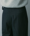 ワイドパンツ パンツ ウールブレンド ラップパ...の詳細画像3