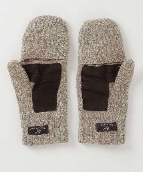 「UGG」 手袋 L/XL ブラウン レディース_画像2