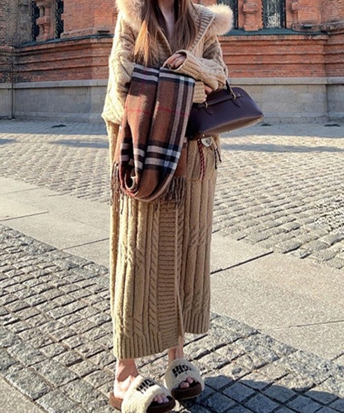 「meJane」 ニットカーディガン FREE アイボリー レディース_画像5