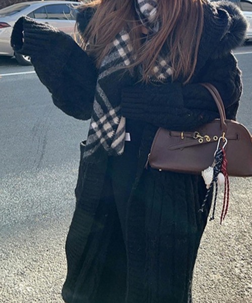 「meJane」 ニットカーディガン FREE アイボリー レディース_画像6