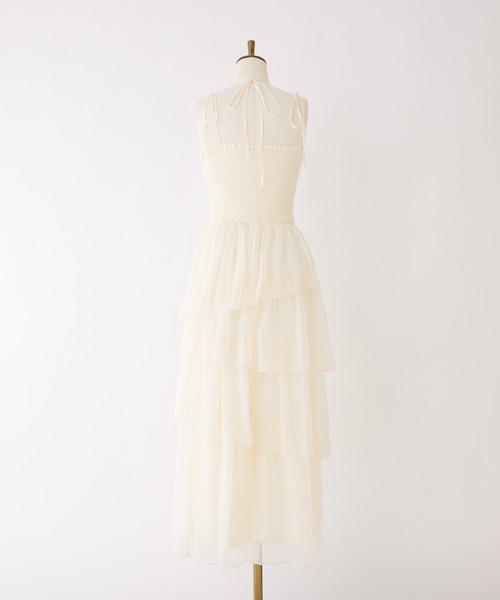 「one after another NICE CLAUP」 キャミソールワンピース FREE ラベンダー レディース_画像7