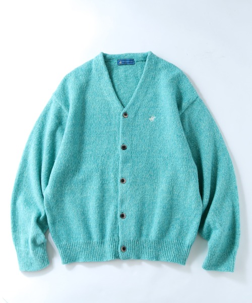 「BEVERLY HILLS POLO CLUB」 ニットカーディガン LL パープル系その他 メンズ_画像7