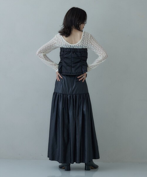 「GALLEST」 フレアスカート 34 ブラック レディース_画像9