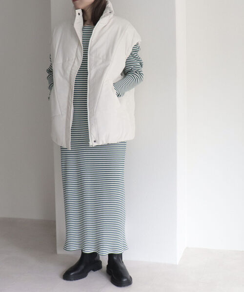 「fredy emue」 ベスト FREE ベージュ レディース_画像3