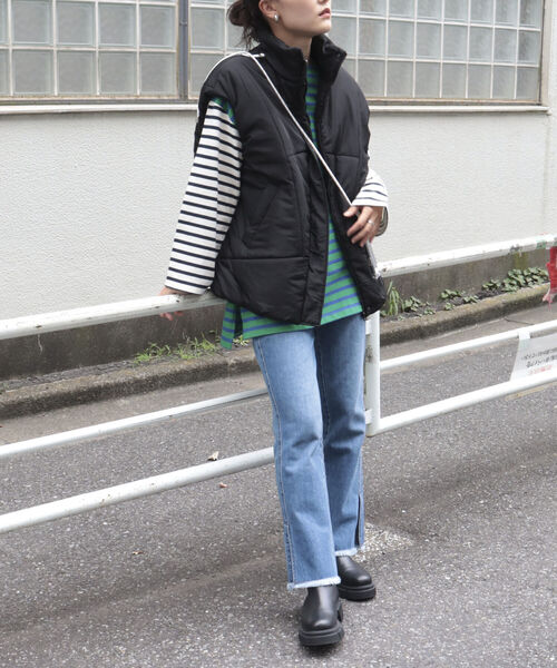 「fredy emue」 ベスト FREE ベージュ レディース_画像4