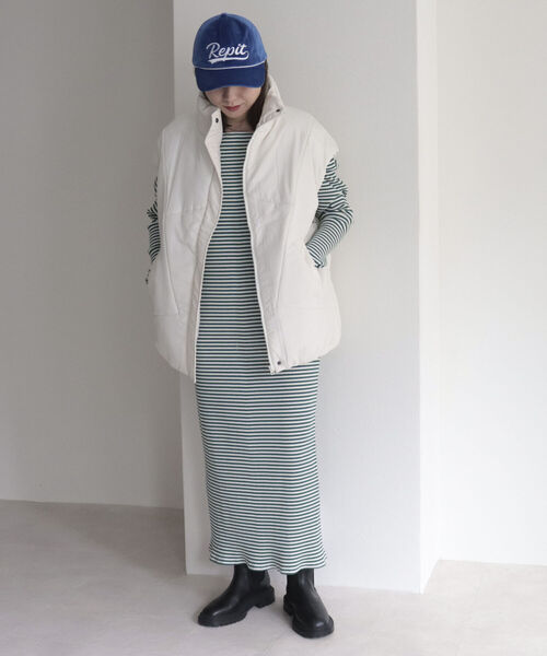 「fredy emue」 ベスト FREE ベージュ レディース_画像5