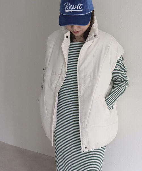 「fredy emue」 ベスト FREE ベージュ レディース_画像9