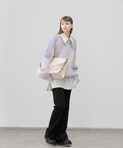 「EKCOOKIES」 長袖ニット S パープル レディース_画像5