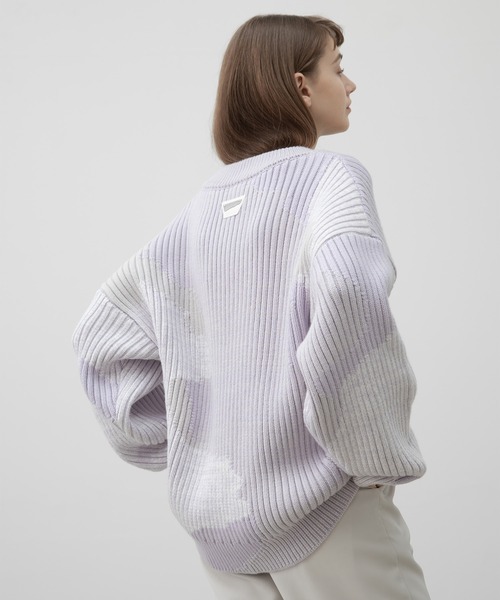 「EKCOOKIES」 長袖ニット S パープル レディース_画像8