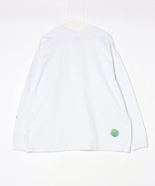 「APPLEBUM」 ワンポイントスウェットカットソー L ホワイト メンズ_画像2