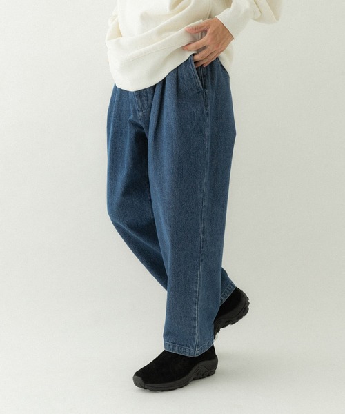 「EKAL」 デニムパンツ MEDIUM ワンウォッシュ メンズ_画像3