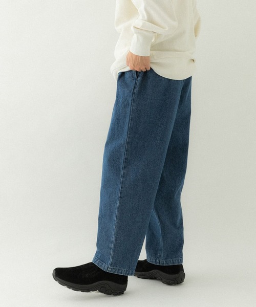 「EKAL」 デニムパンツ MEDIUM ワンウォッシュ メンズ_画像4