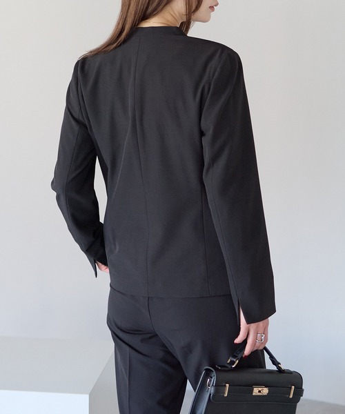 「RIRIYANO」 セットアップ 9号 ネイビー レディース_画像5