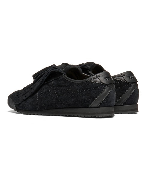 フリンジ付きブラックスニーカー Onitsuka Tiger（オニツカタイガー） スニーカー 「ONITSUKA TIGER