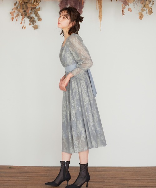 「niana」 長袖ワンピース M マスタード レディースの画像
