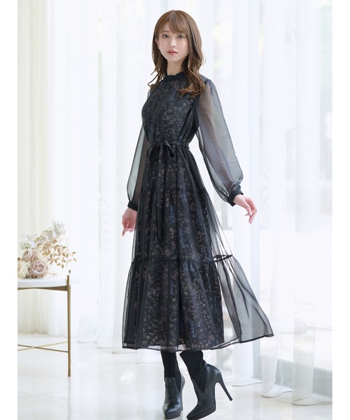 「emiriawiz」 長袖ワンピース MEDIUM ベージュ レディースの画像