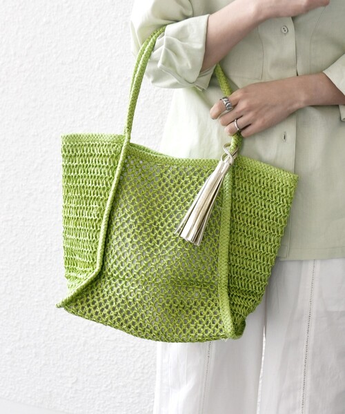 「SHIPS any」 トートバッグ ONE SIZE ライトブルー レディース_画像6