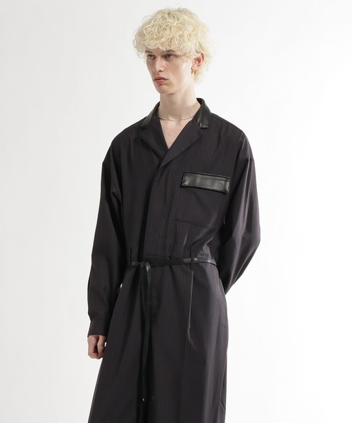 HARE（ハレ） オーバーオール サロペット レザーキリカエ