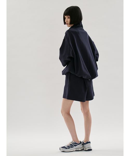 emmi パンツ 「em」レイヤードライクスウェットショートパンツ