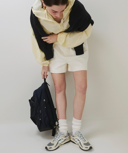 emmi パンツ 「em」レイヤードライクスウェットショートパンツ