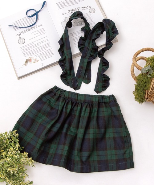 「panpantutu」 「KIDS」サロペットスカート LARGE レッド系その他 キッズ_画像7