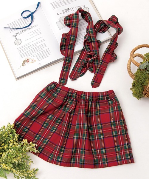 「panpantutu」 「KIDS」サロペットスカート LARGE レッド系その他 キッズ_画像8