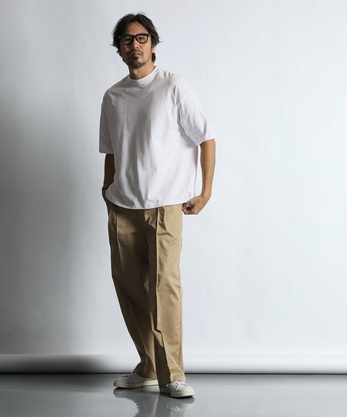 クラブハウス CLUBHAUS クラシック ワイド チノパンツ MAISON CLUB（メゾンクラブ） チノパン 「MAISON CLUB」高密度