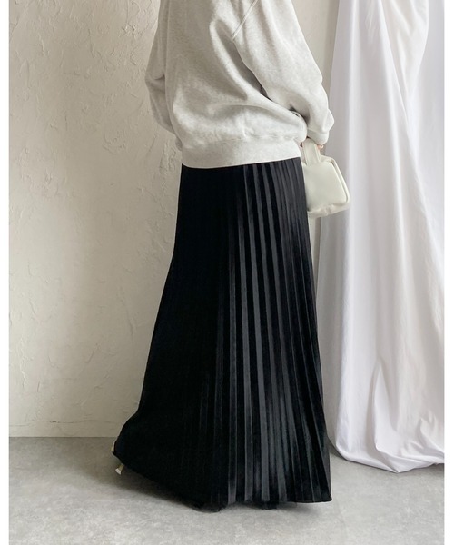 She's Closet ロング スカート Aライン フレアロング丈 花柄