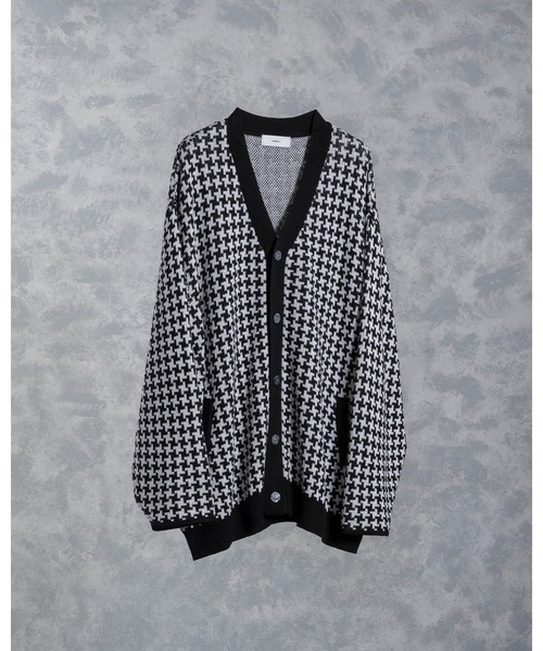 「ADRER」 ニットカーディガン SMALL グリーン メンズ_画像5
