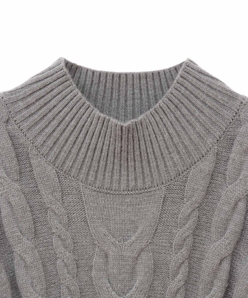 「31 Sons de mode」 ニットワンピース 36 ブルー レディース_画像4
