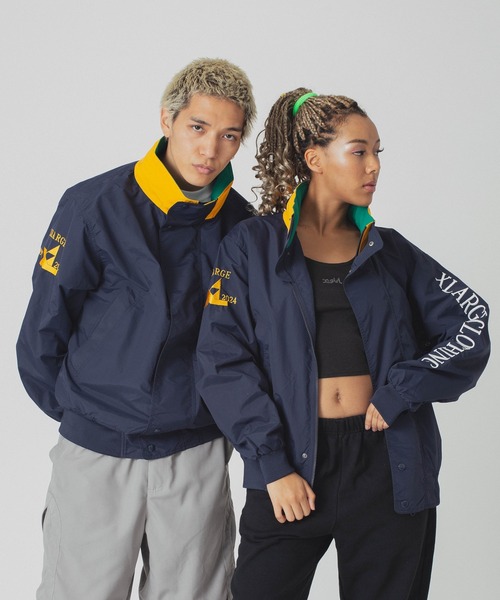 「XLARGE」 ナイロンブルゾン L グリーン メンズの画像