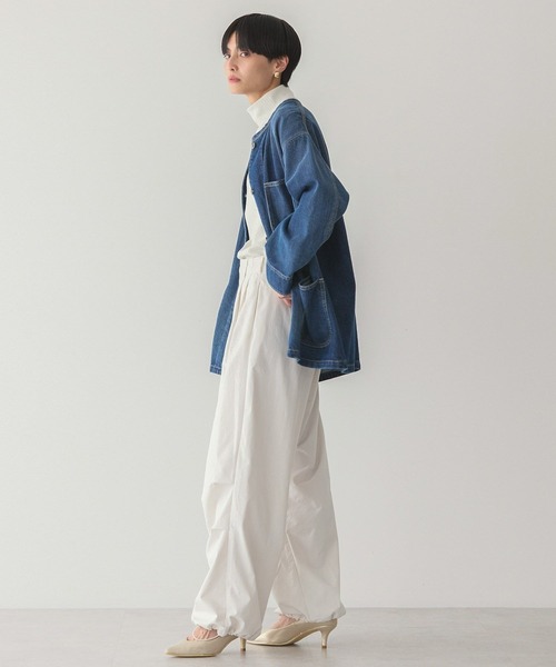 「AMERICAN HOLIC」 デニムジャケット M ライトインディゴブルー レディース_画像9