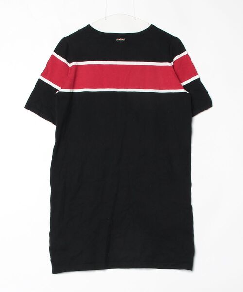「Rady」 ボーダー柄ニットワンピース M ブラック レディース_画像2