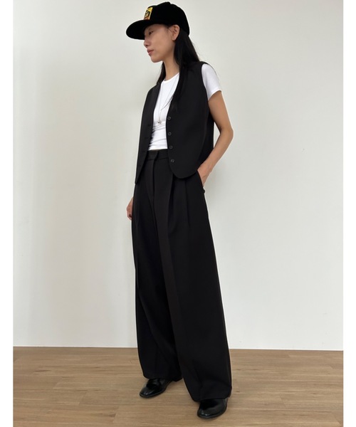 「Didot.showroom」 スラックス M グレー レディースの画像